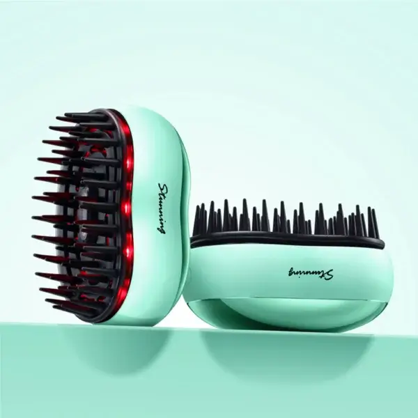 Jnker Portable Eletrical Scalp Massage Comb Green 01