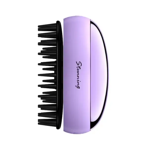 Jnker Portable Eletrical Scalp Massage Comb Purple 03