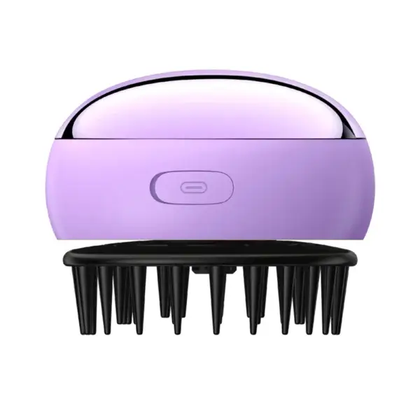 Jnker Portable Eletrical Scalp Massage Comb Purple 05